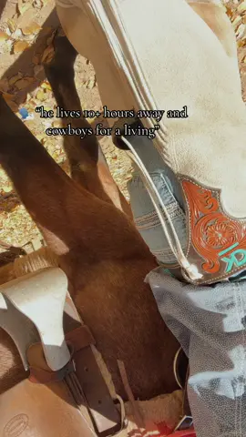 He lives 10+ hours away so naturally, I’m “obsessed”  #cowboy #crossstatelines #fyp #ranchymengotme 