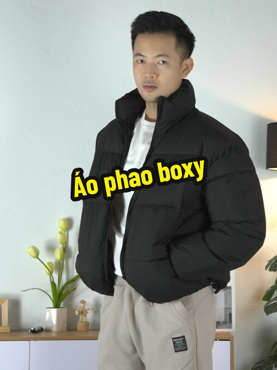 Một con áo phao form boxy cho anh em không thích lòe xòe lôi thôi #aophao #aokhoacphao #aokhoacnam #chuhung9011 #chúhùng 