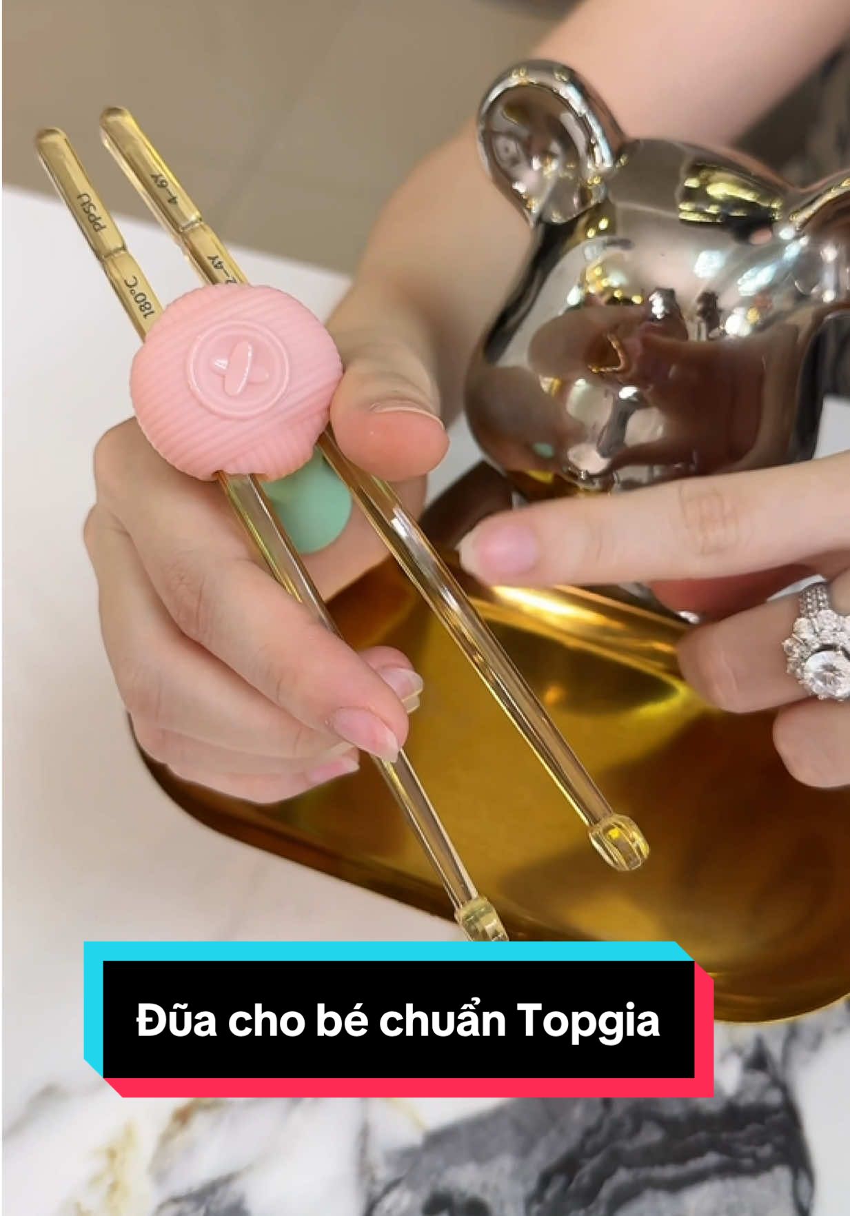 Đũa tập gắp cho bé chuẩn hãng Topgia #phạmminhthu888 #MinhThu #minhthureview #mẹbốibốinè 