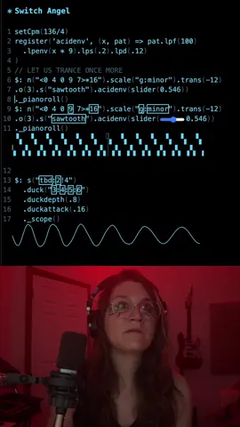 Creating dance floor trance music anthems with code #livecode #electronicmusic #algorave 