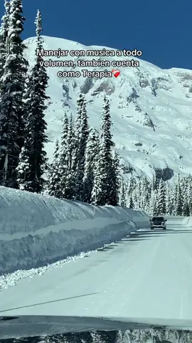 Mi estación favorita desde que era una niña 🥰🥰🥰 ❄️❄️❄️ #winter#mountrainier#fyp#viral