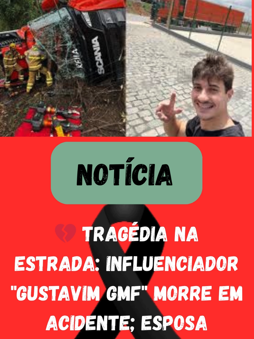 💔 Tragédia na Estrada Influenciador Gustavim GMF Morre em Acidente; Esposa Grávida Sobrevive    🚨 FIM TRÁGICO! O querido #GustavimGMF, que documentava a vida nas estradas, morreu em um grave acidente de caminhão em MG. Sua esposa grávida sobreviveu e está hospitalizada. Nossos sentimentos à família. Uma vida interrompida cedo demais.  💔 #LutoNasEstradas #GustavimGMF #AcidenteBR381 #InfluencerMorre #Caminhoneiro #Luto