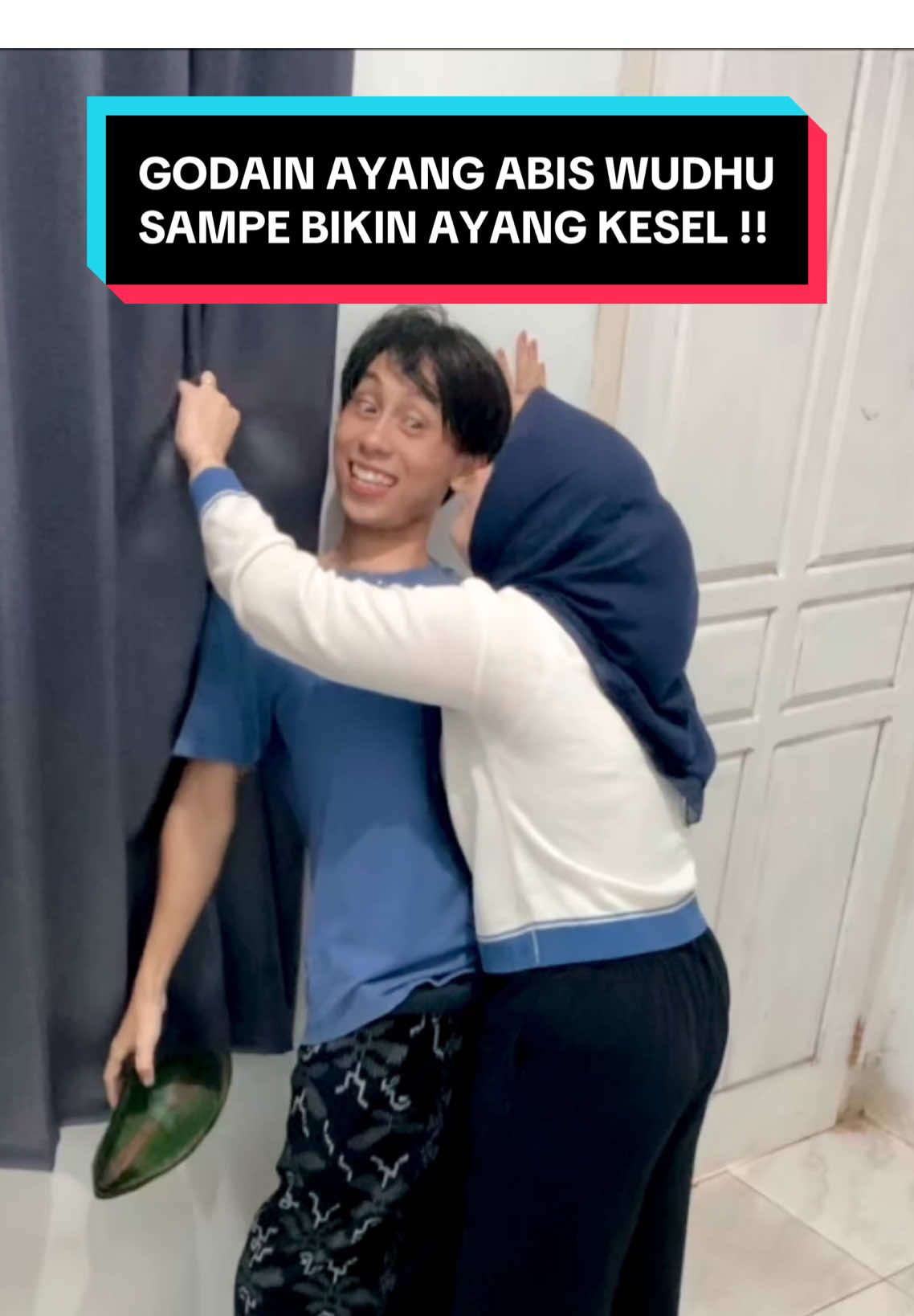 Godain Ayang Abis Wudhu !! #prank #viral #foryoupage #ayang #lucu 