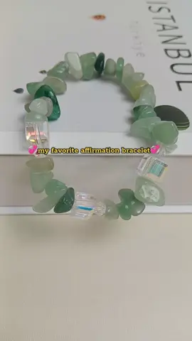 my favorite affirmation bracelet #bracelet #gelang #gelangbatualam #fyp #munculberanda 