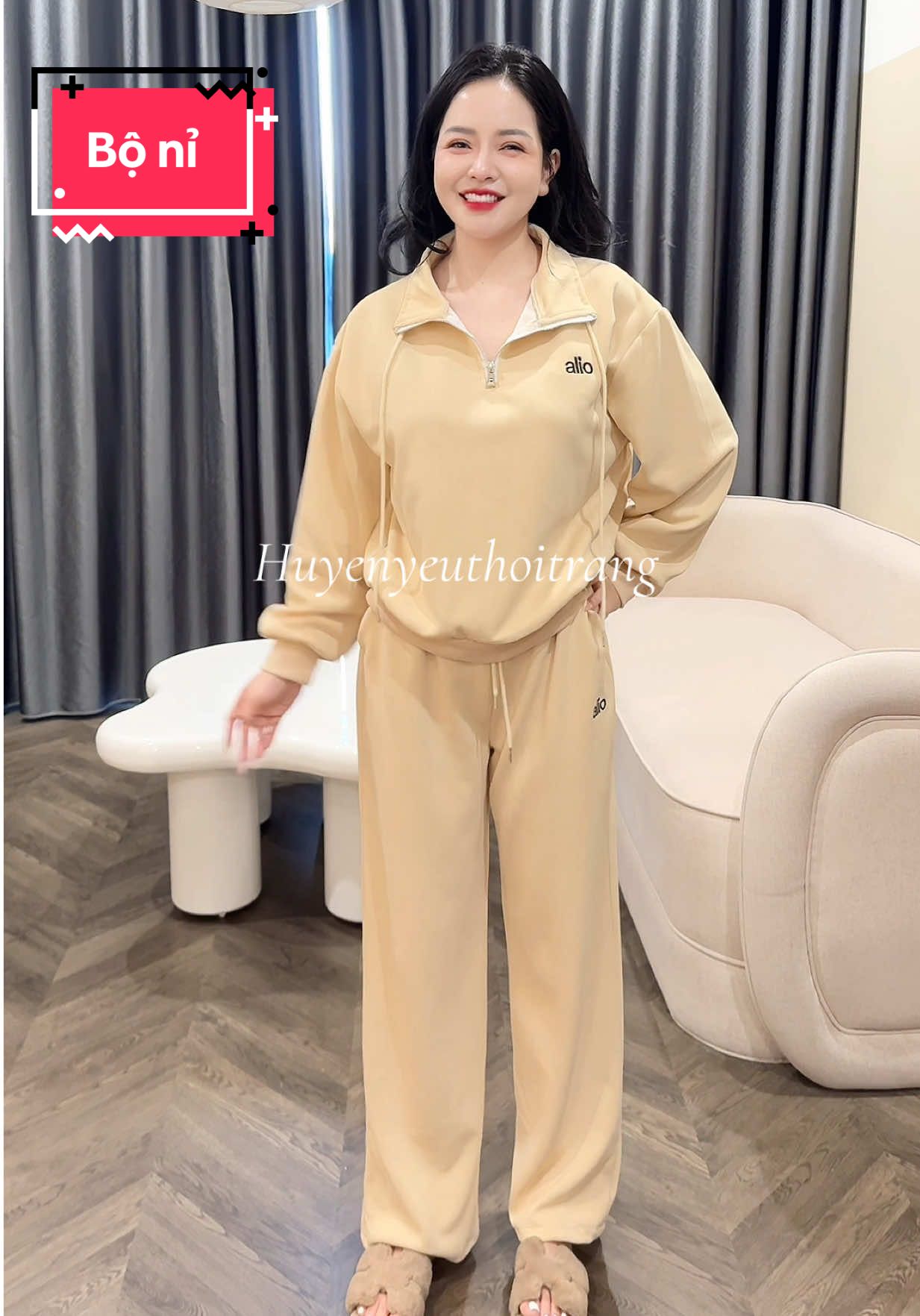 Bộ nỉ xinh #xuhuong #boni 