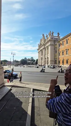 Basilika St. Yohanes Lateran & Scala Santa Roma Tangga suci yang dilewati Tuhan Yesus waktu menghadap  Pilatus.  #lateran #scalasanta #katolik #katolikku_keren #pintusuci 