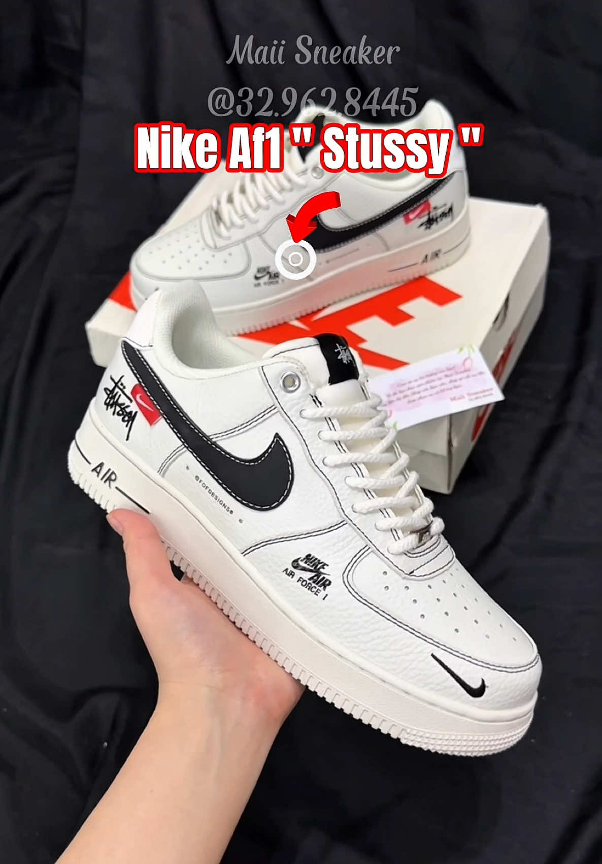 -Mùa đông này chỉ cần em nó là đủ ấm rồiii#sneakers #xuhuong #trending #af1stussy #giaythethaonamnu 