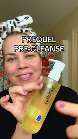 Double cleansing with Prequel Pre-Gleanse a gentle yet powerful oil cleanser designed for sensitive, acne-prone, and eczema-prone skin. It removes makeup, sunscreen, and daily buildup without stripping your skin barrier. #doublecleansing #prequel #pregleanse #matureskincare #creatorsearchinsights 