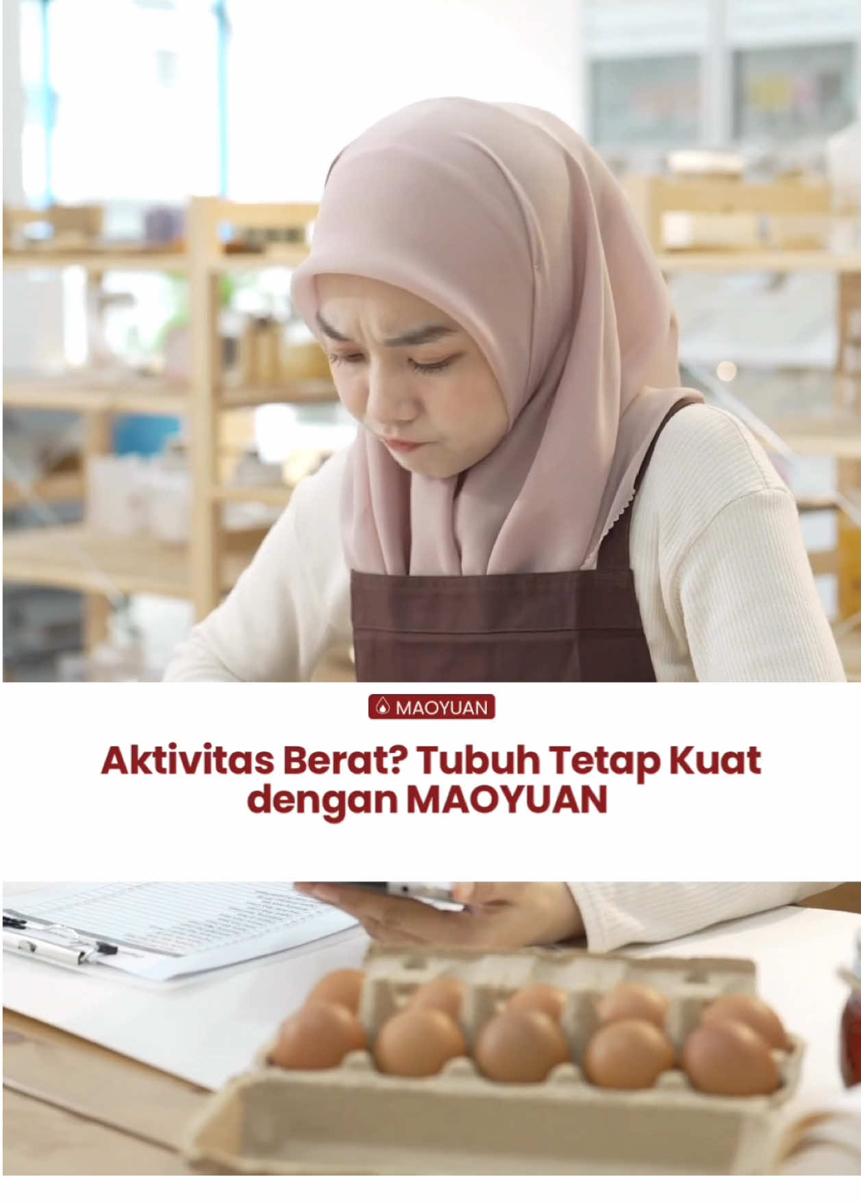 Aktivitas padat? Nggak masalah! Dengan MAOYUAN, tubuh tetap kuat, energi stabil, dan kolesterol tetap terkendali 💪🌿 #Maoyuan #AktifSehat #CegahKolesterol