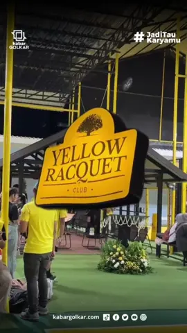 Peresmian Lapangan Padel dan Pickleball oleh Ketua Umum DPP Partai Golkar Bapak Bahlil Lahadalia di dpp Partai Golkar @bahlillahadalia @m.sarmuji @sarilyuliati #kabargolkar #padel #jaditauKaryamu #kadergolkar 