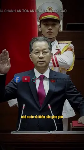 Ông Nguyễn Văn Quảng tuyên thệ nhậm chức Chánh án Tòa án nhân dân tối cao