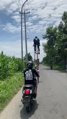 goes to jembatan pandansimo 🚲 #sleman #bantul #jogja #jangkauanluas 