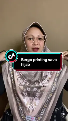 Bergo printing #hijabinstan #hijabpremium #bergoprinting #bergohamidah 