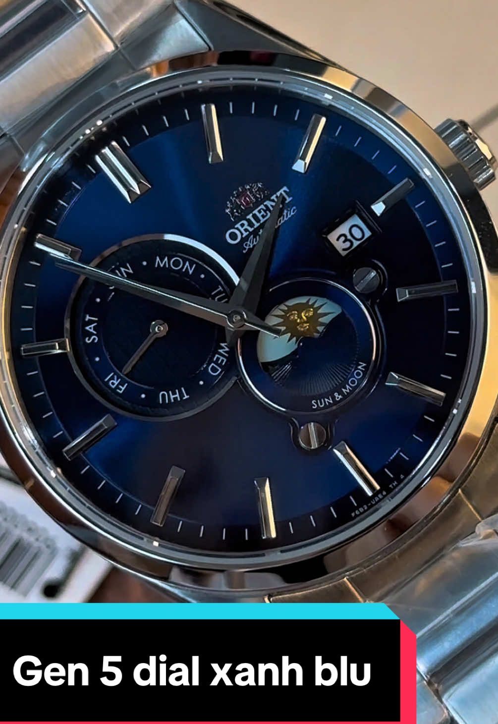 Gợi ý rằng quà 20/11 cho thầy giáo . Orient Sun & Moon gen 5 thanh lịch , lịch lãm #nhidongho #orient #ngaynhagiaovietnam #donghochinhhang #donghonam 