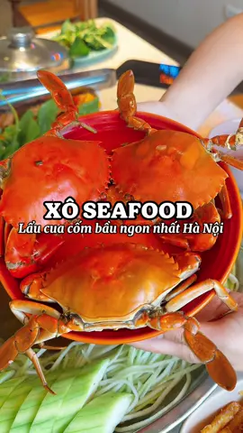 Lẩu cua cốm bầu ngon nhất lòng tui. Lần nào thèm món này mình đều ghé Xô Seafood. #thodichill #linhthoday #laucuacombau #xoseafood 