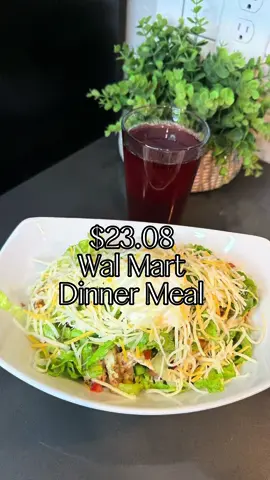 $23.08 Wal Mart At Home Dinner Chipotle Bowls #allthingsrellalucy #fyp #dinner #wegotfoodathome #walmart #chipotle #cooking #dinnerinspo #cheapmeals #explorepage #dinnertime #salad #cookathome #boymom