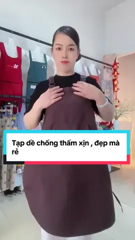 Tạp dề chống thấm xịn xò – Đeo vào là thấy chuyên nghiệp liền! #tạpdềđẹp #đồbếpxịn #phachếcàphê #đầubếp 