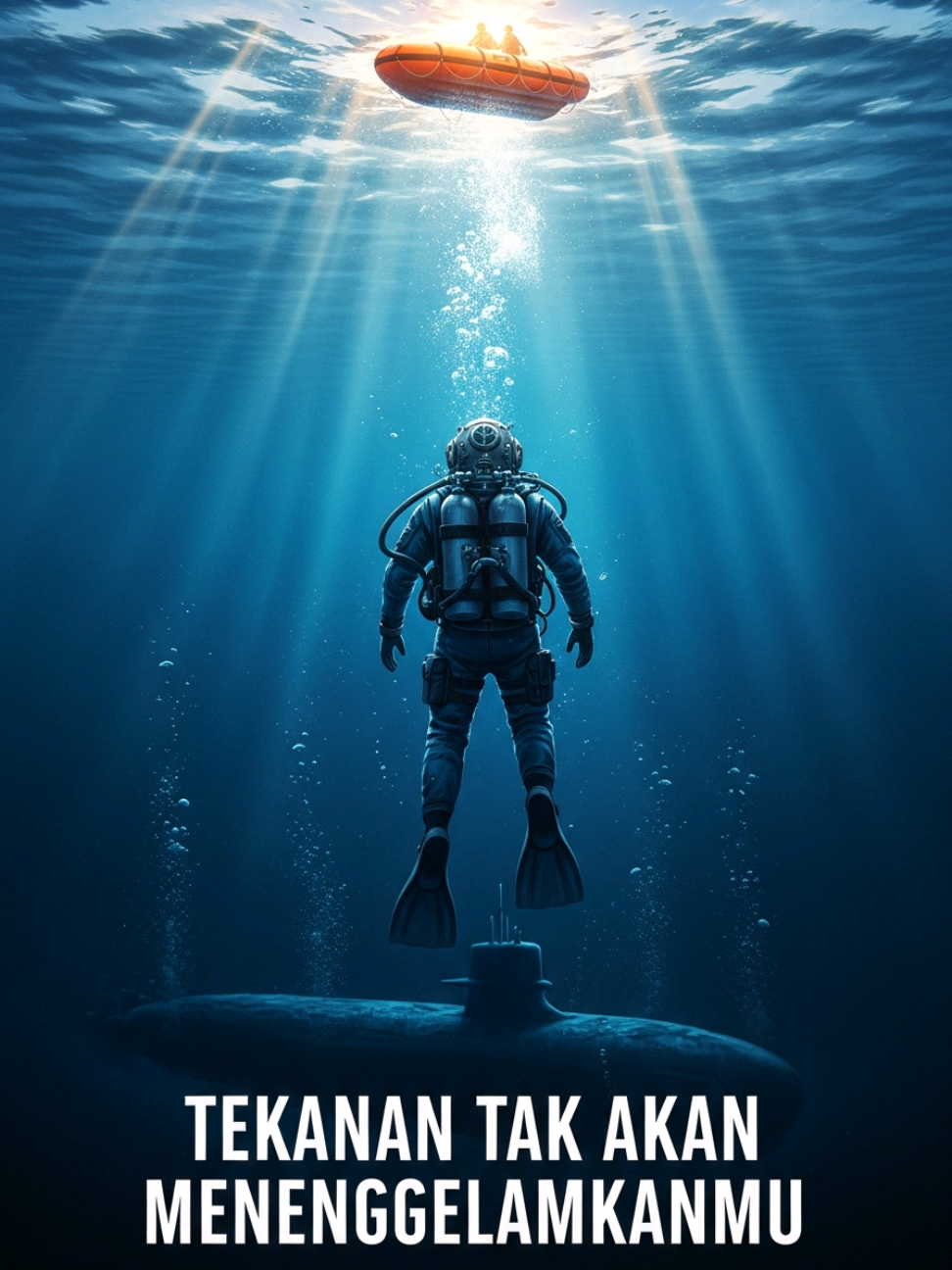 ‎📌 Detail Fakta: ‎ ‎Metode pelarian darurat dari kapal selam ini dikenal sebagai escape system atau sistem penyelamatan bertekanan. Dalam situasi darurat, pelaut memakai baju selam khusus yang bisa dihubungkan langsung ke sistem udara kapal. Udara bertekanan ini berfungsi menyeimbangkan tekanan antara tubuh pelaut dan tekanan air laut di luar kapal. Sebelum keluar, ruang darurat sengaja dimasukin air sampai tekanannya sama dengan tekanan di luar agar pintu bisa dibuka tanpa ledakan tekanan yang berbahaya. ‎ ‎Saat pintu terbuka, pelaut akan melesat ke permukaan dengan cepat tapi tetap terkontrol. Proses ini memanfaatkan prinsip buoyancy atau gaya apung dari udara di dalam baju selam. Namun, kecepatan naik ke permukaan harus diatur hati-hati karena tekanan yang terlalu cepat bisa bikin paru-paru pecah akibat perubahan tekanan ekstrem. Di sinilah fungsi utama udara bertekanan dalam baju selam: menjaga agar tubuh tetap stabil dan aman selama perjalanan naik dari kedalaman laut. ‎ ‎Begitu sampai di permukaan, baju selam sudah dilengkapi rakit penyelamat yang bisa langsung dikembangkan. Warna rakit biasanya cerah—seperti oranye atau kuning—supaya mudah terlihat oleh tim penyelamat dari udara atau kapal lain. Selain itu, baju selam ini juga tahan terhadap suhu dingin ekstrem di laut dalam, yang bisa mencapai mendekati titik beku. Jadi, sistem ini bukan cuma soal keluar dari kapal selam, tapi juga soal bertahan hidup sampai benar-benar ditemukan dan diselamatkan. ‎#faktaunik ‎#faktamenarik  ‎#foryou ‎#fakebodyy⚠️  ‎#fakesituation⚠️ 