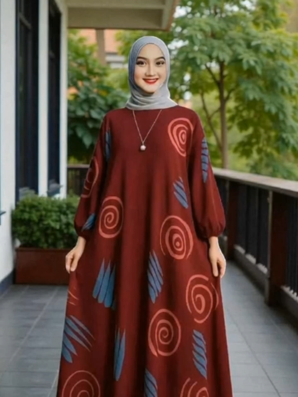 Gamis kaftan bahan rayon premium siap diorder 🥰 #gamis #gamiskekinian #gamismurah #promoguncang1111 