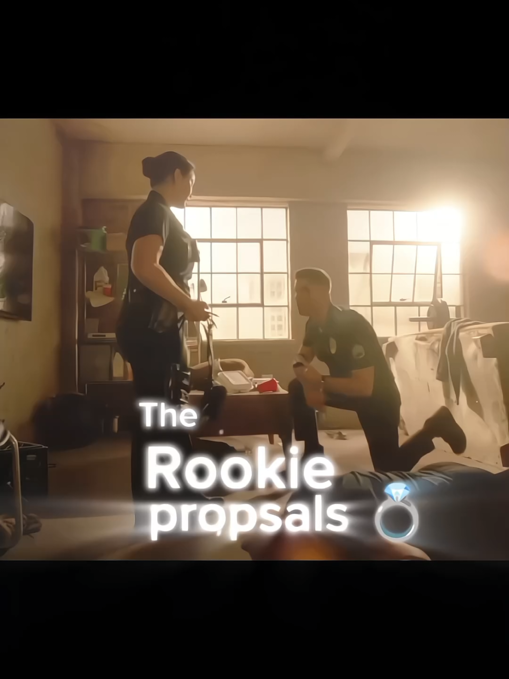 BEST PROPOSALS 💍♥️ #therookie #therookietvshow #therookieedit #chenford #wopez #bailan #jailey #ericwinter #melissaoneil #nate  #alyssadiaz #fyp #viral 