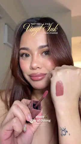 Replying to @Aria Levy  Maybelline’s Superstay Vinyl Ink Milktea collection— swatches💗💄💋 #vinylink #glossylips #maybellinevinylink #superstayvinylink #lipswatch 