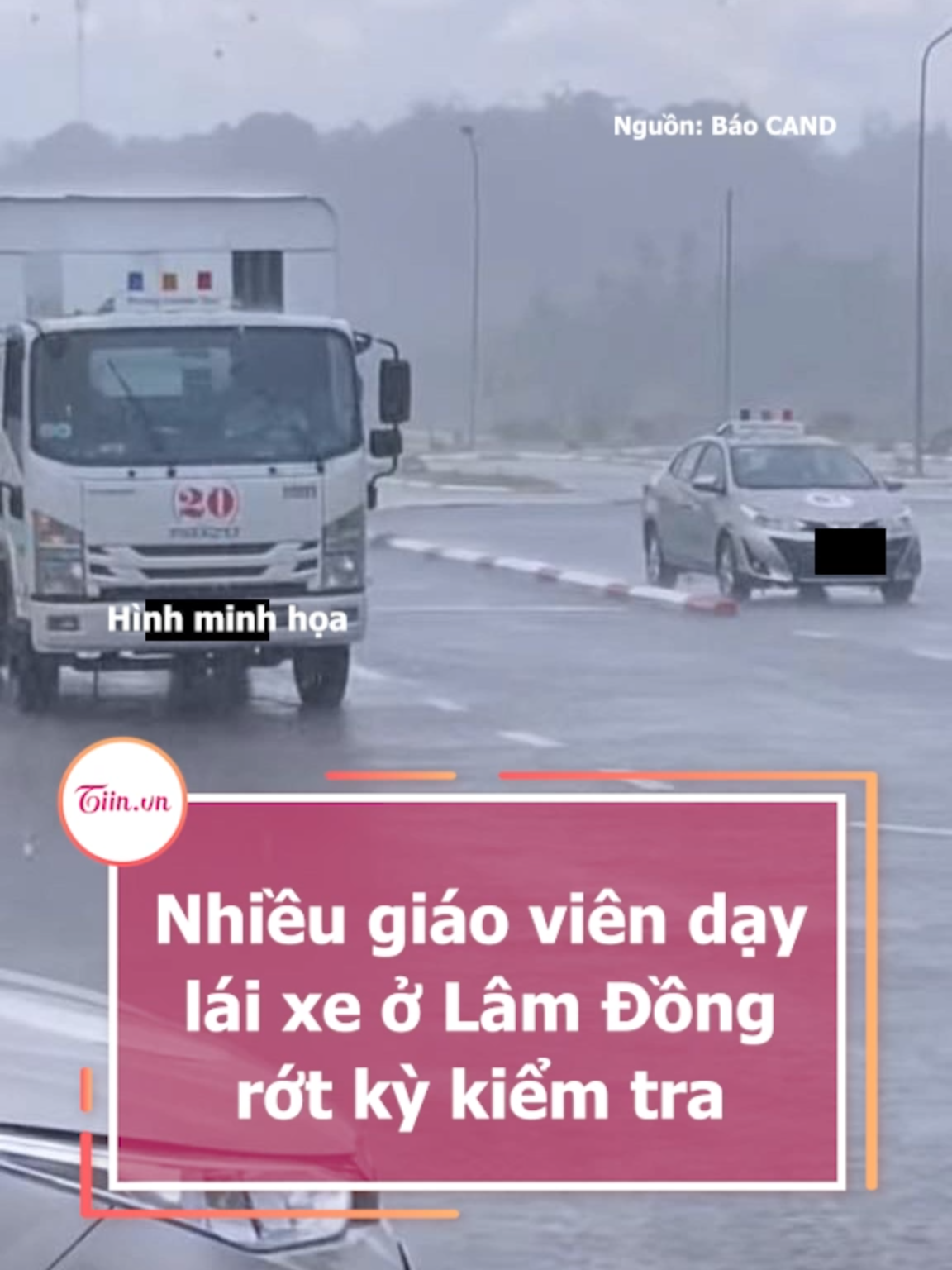 Nhiều giáo viên dạy lái xe ở Lâm Đồng rớt kỳ kiểm tra #tiinnews #lamdong