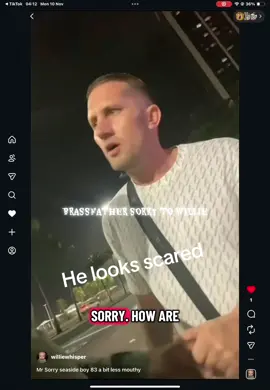 @Dannyboy83dannyboy83 LOOKING VERY SCARRED! Who’s the gangster now #dannyboy #dannyboy83 #dannyboy83clips 