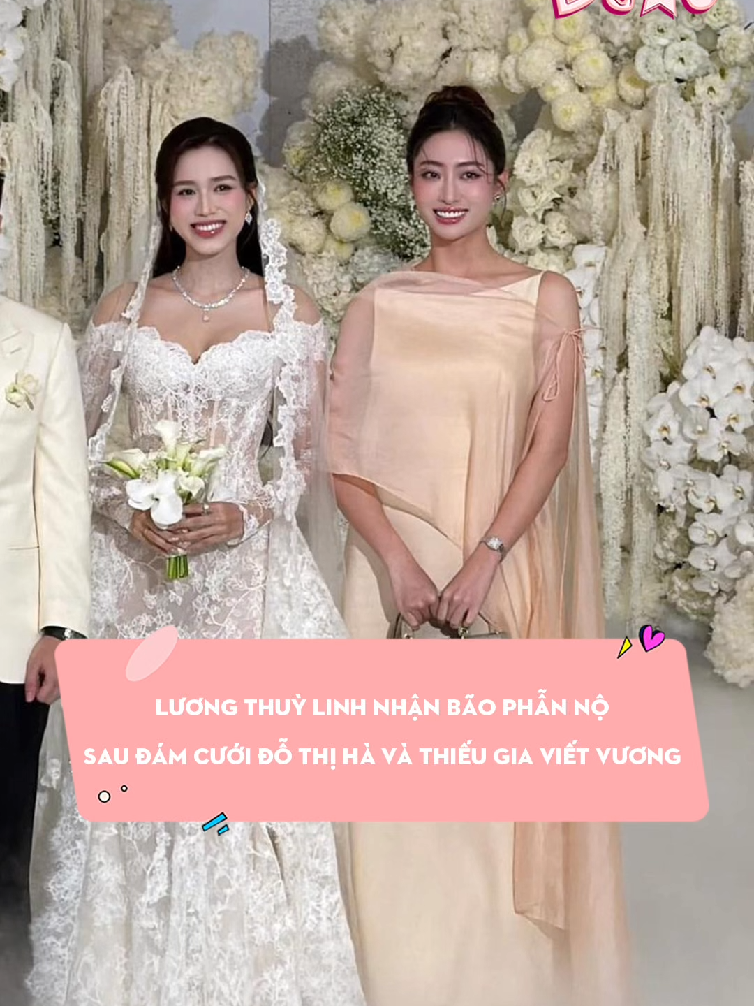 Lương Thuỳ Linh nhận bão phẫn nộ sau đám cưới Đỗ Thị Hà và thiếu gia Viết Vương #dsao #showbiz #luongthuylinh #dothiha