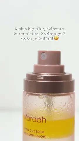 Spray-nya jadi solusi agar skincare-an jadi gak lama #WardahSkincare #WardahSerumSpray #SerumViral #SmoothestSpray 