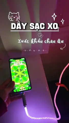Em cáp sạc e ưng nhất từ lúc dùng dt đến giờ vì nó nó sạc nhanh lại còn đẹp mắt nè các bác#capsacnhanh #capsacxo #capsacdienthoai #daysacnhanh #hottrend 