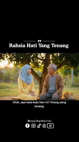 Orang yang tenang bukan sebab hidupnya senang tapi sebab dia pandai redha #nasihatharini #nasihatkehidupan #tenang #redha #fyp 