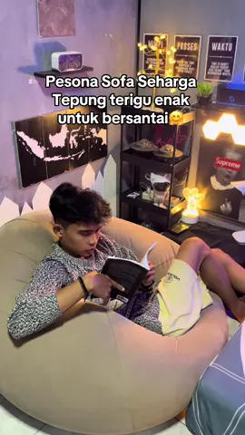 Bersantai berdua juga enak🤗#sofa #sofamurah #dekorasi #sofaminimalis #beanbag 