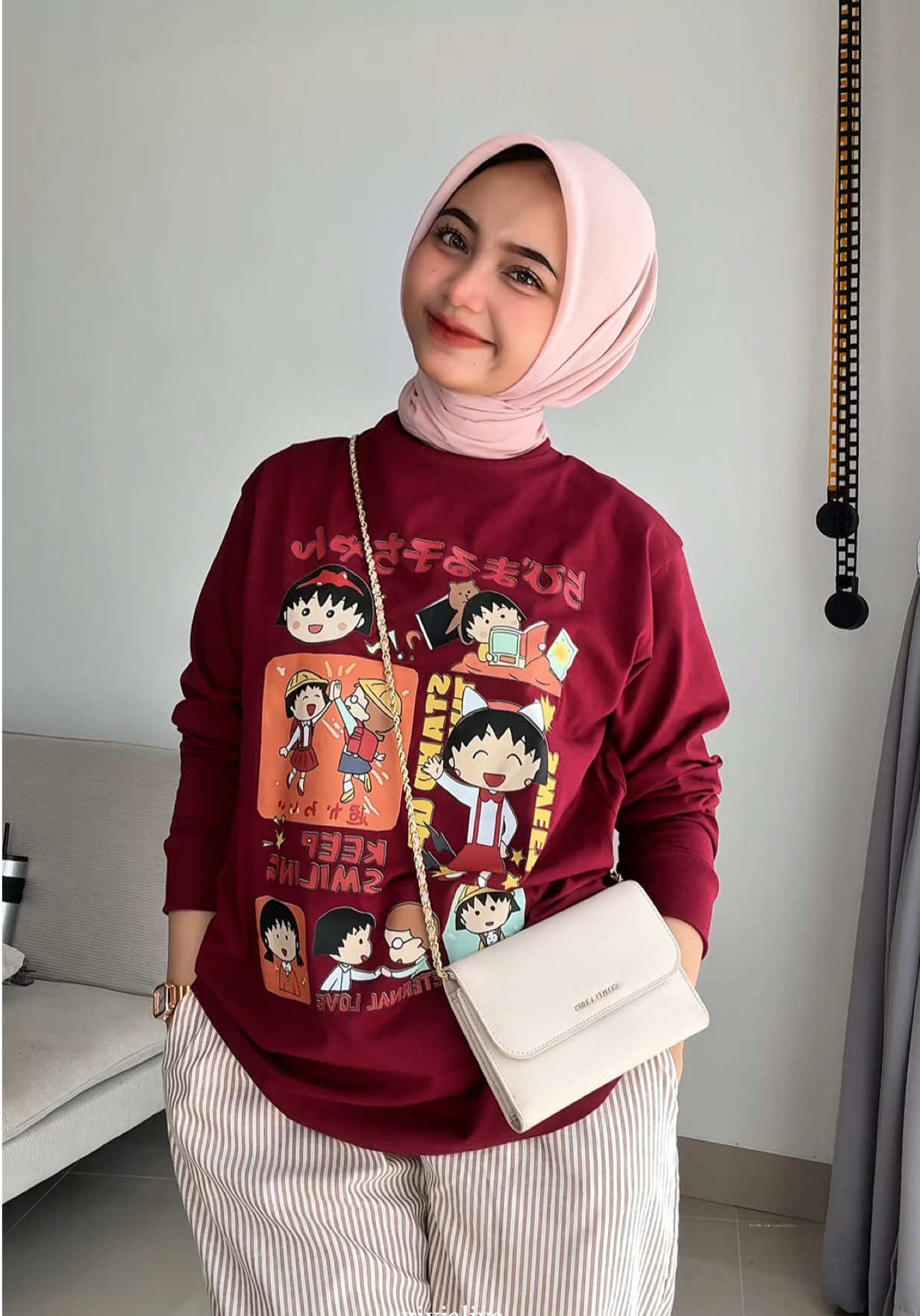 aaa Lucu🥹🥰❤️ #kaos #kaoswanita #kaoslenganpanjang #ootdkaos #ootdfashion 