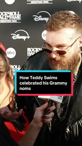 How Teddy Swims celebrated his Grammy noms #teddyswims #grammys   @Teddy Swims 
