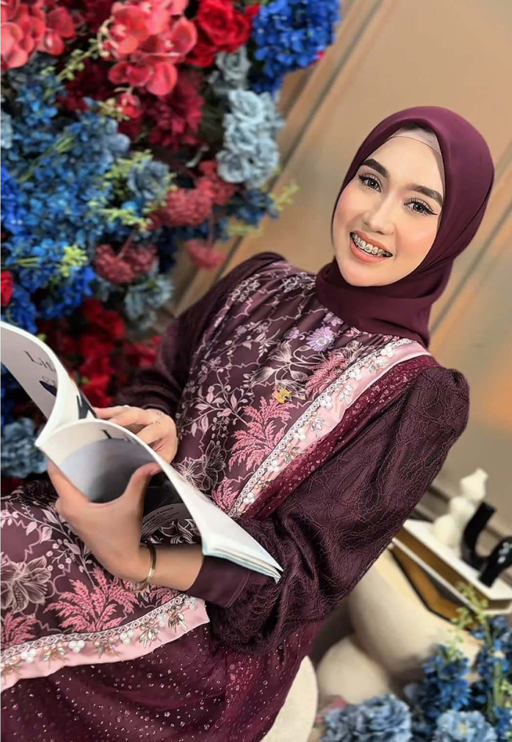 New Collection✨ Naditha Luxury Dress ,  Arabian silk mix Tille Mix Brokat Chantily Aksen Payet by Dumma 