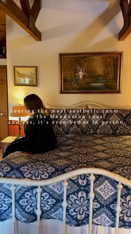 The kind of stay that makes you slow down without even trying 💙 who are you bringing with you?  📍Rendezvous Mendocino 34591 CA-1, Gualala, CA 95445 #mendocino #coastalgetaway #bedandbreakfast #RoomTour #airbnbfinds 