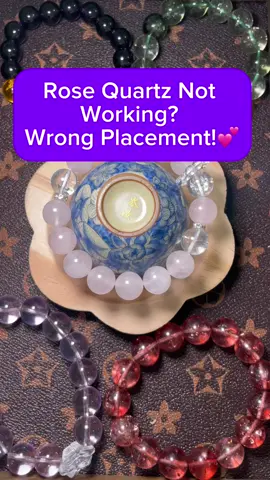 💕💎 / Rose quartz is the ultimate love crystal, but only if you wear it over your heart chakra! Short chain (16-18 inches) = direct energy flow. Follow your crystal coach to align with romantic vibes and manifest the love you deserve! 💕💎 #RoseQuartz #HeartChakra #ManifestLove #CrystalPlacement #LoveCrystals