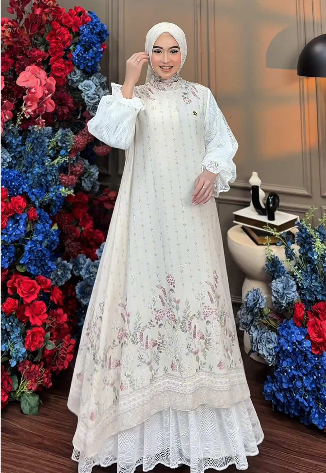 Kanissa set Hijab Luxury Dress by Dumma