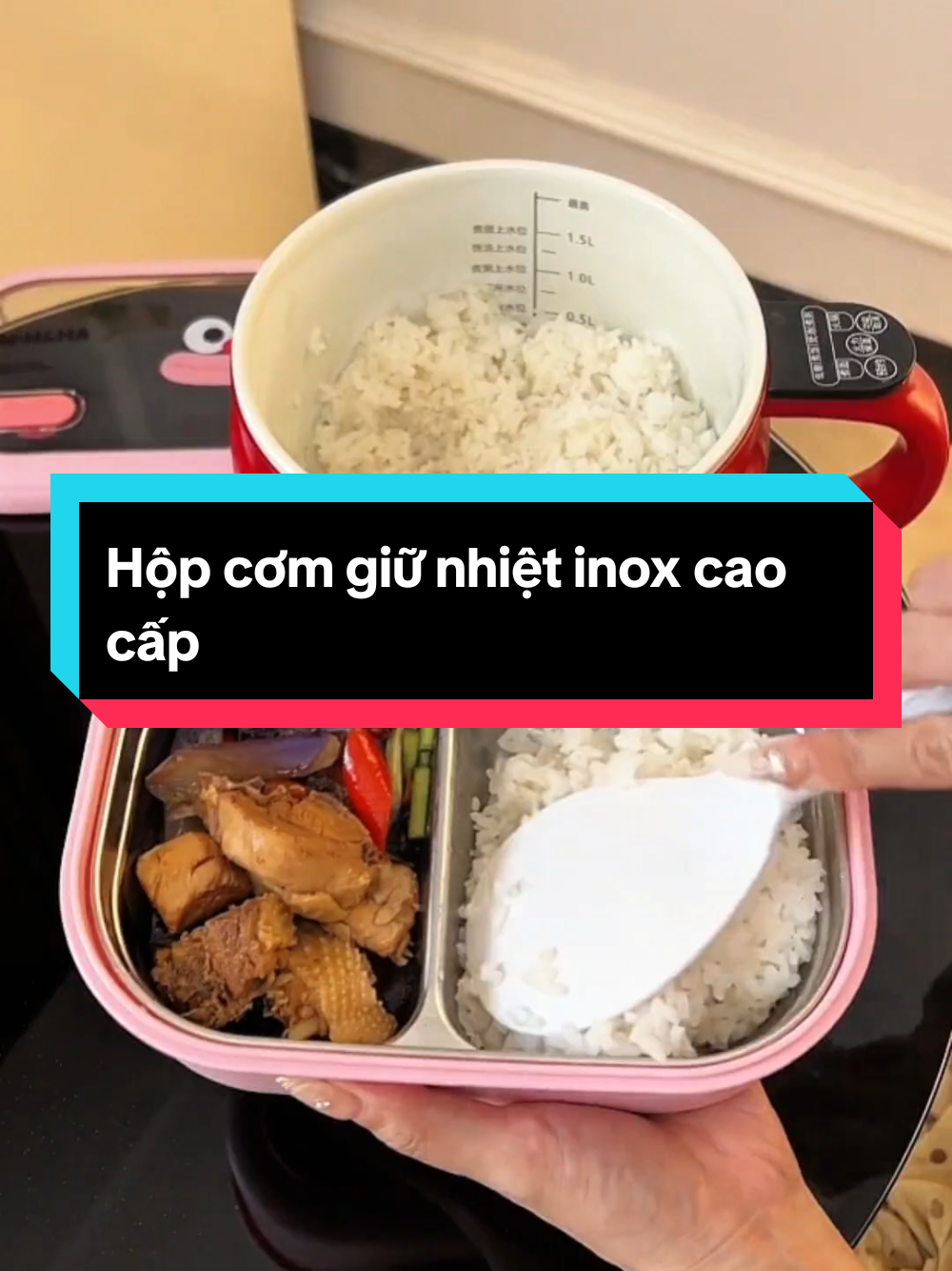 Hộp cơm giữ nhiệt inox cao cấp#hopcomgiunhiet #hopcomgiunhietcaocap #hopcomgiunhietvanphong #hopcomgiunhietinox304 #hopcomvanphong @Gia dụng tiện lợi 5.0 