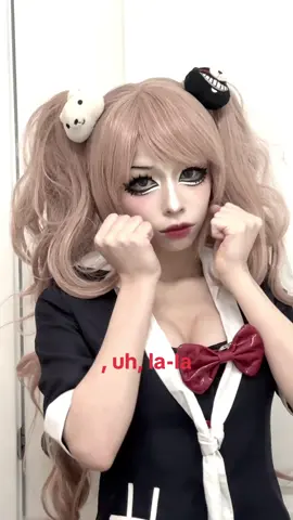 Why we lowkey sleeping on Pilates 😩 #cosplay #danganronpacosplay #danganrompa #junkoenoshima #junkoenoshimacosplay 