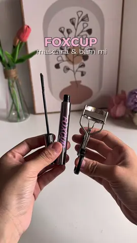 Combo mascara và bấm mi foxcup