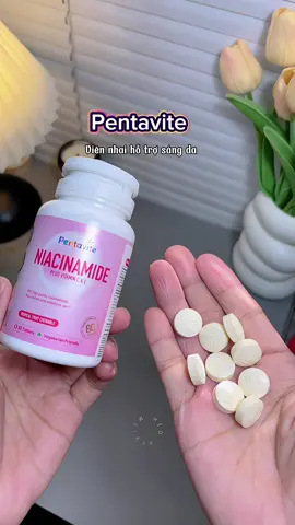 Viên nhai trắng da Niacinamide #heoriview #xuhuongtiktokk #pentavite #viennhaivitaminc #niacinamide 