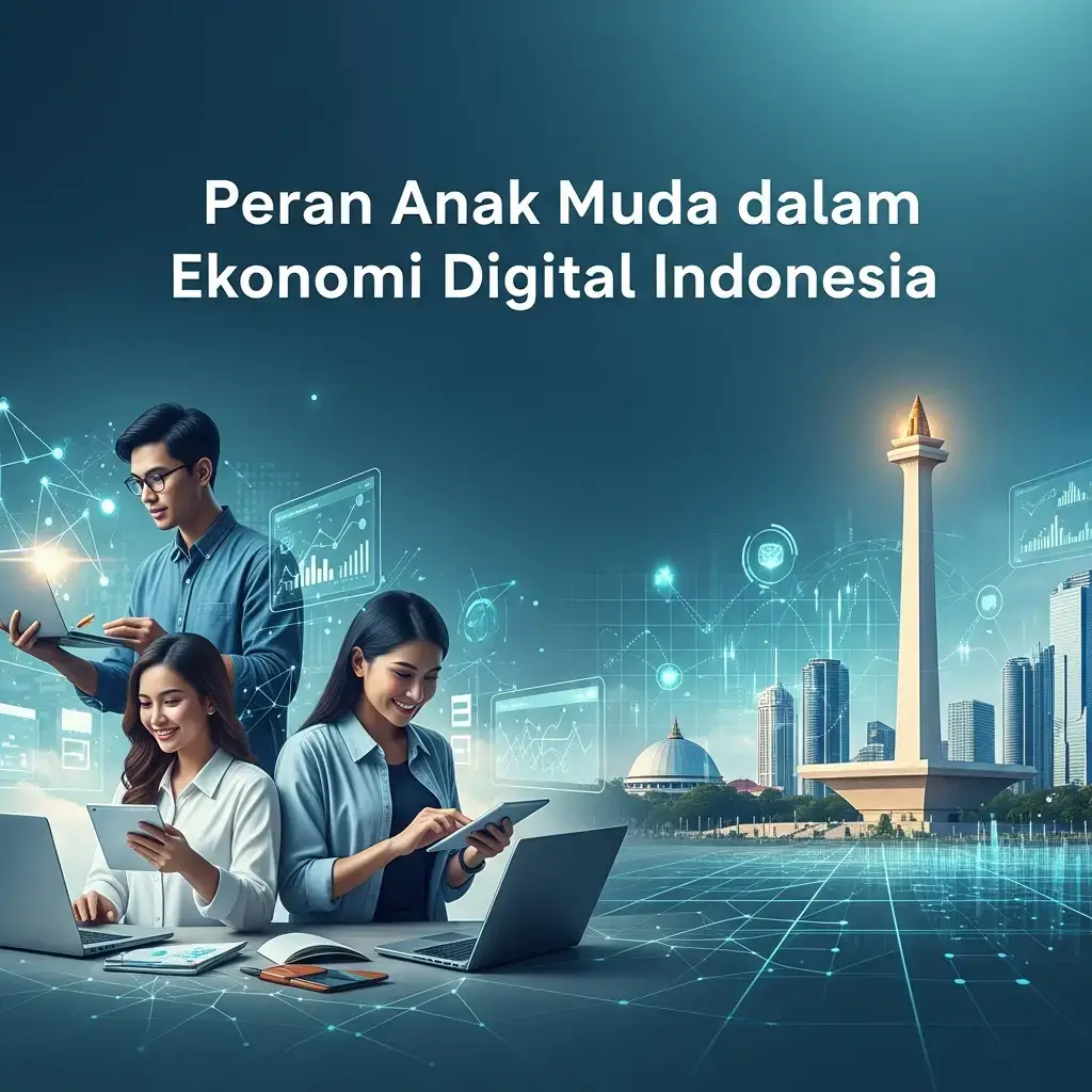 Ekonomi digital Indonesia tumbuh pesat — dan anak muda ada di jantungnya 💻🇮🇩 Yuk, jangan cuma jadi pengguna… tapi juga pencipta perubahan. tunggu apa lagi cek ebook di bio untuk memperdalam ilmu kamu  #EkonomiDigital #AnakMuda #IndonesiaMaju #DigitalSkill #UMKMGoDigital 