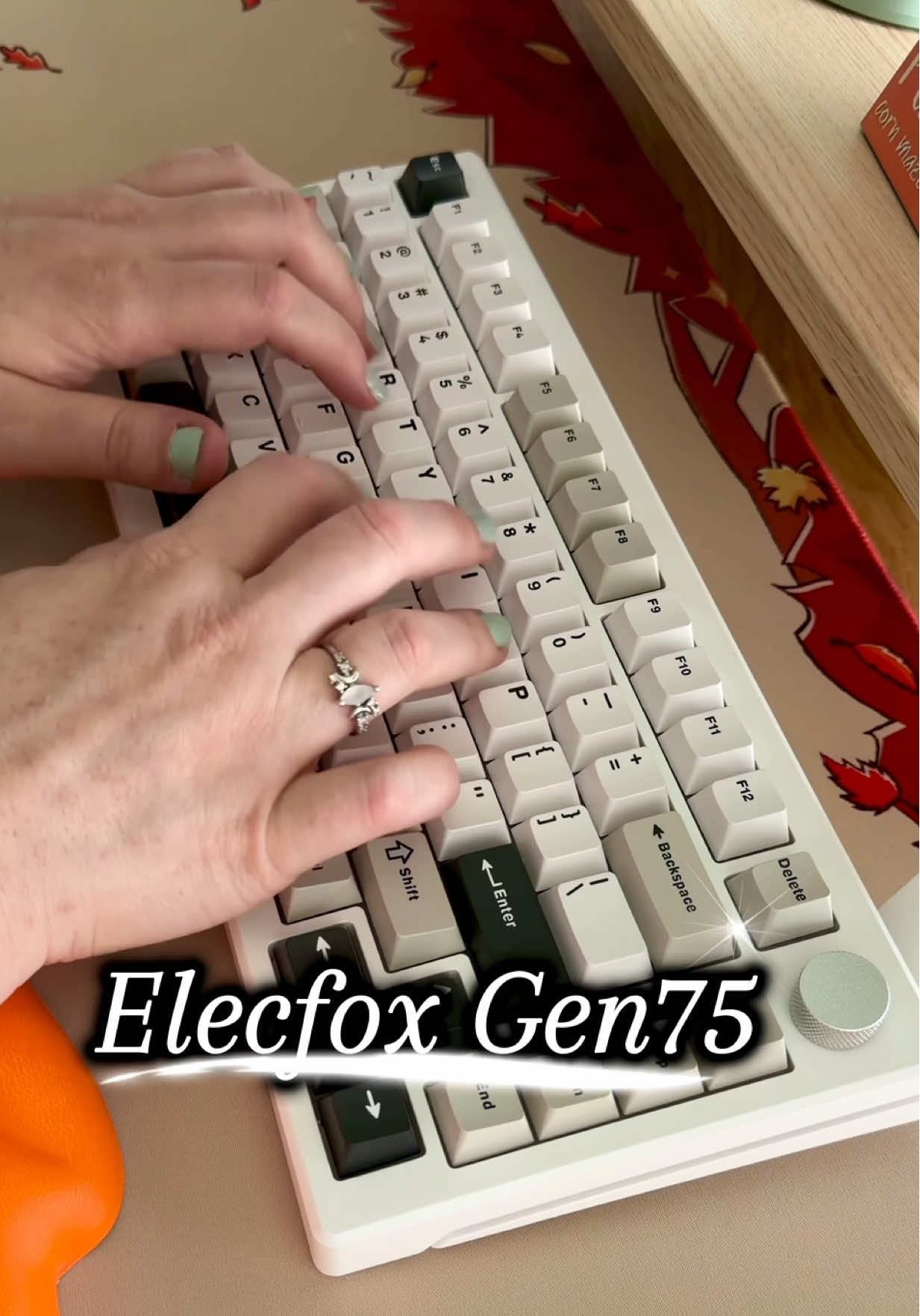 Big sales from November 13 - November 28 on @ELECFOX @ELECFOXMK boards AND The first buyer each day wins 1 random box of switches!  Elecfox has made yet another great affordable board! This is the gen75, and it’s hotswappable, has a knob, connects to windows and Mac, has RGB backlighting and RGB on the sides, comes with a knob, has tri mode connectivity is VIA compatible and more. It sounds a bit more clacky but it isn’t super loud and feels good to type on. I have this linked in the video, don’t miss the upcoming sales!  #tiktokshopblackfriday #tiktokshopcybermonday #keebtok #keeb #keyboard 