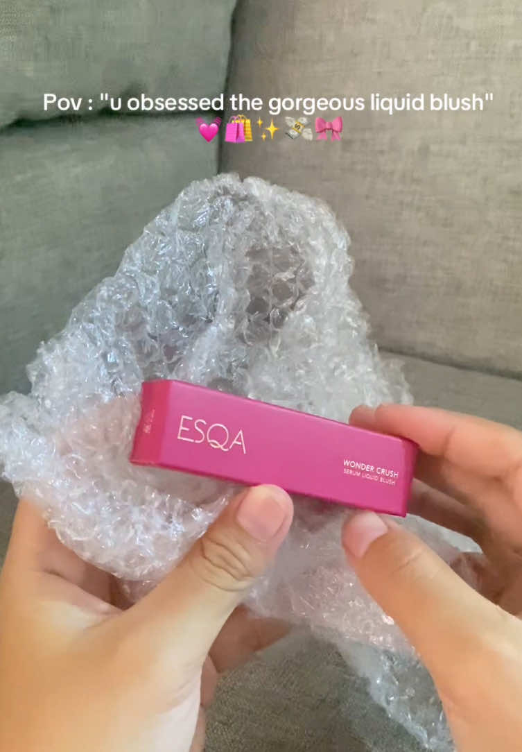 Tim gabisa tanpa blushon 🥹 #1111shopeehaul #liquidblush #esqacosmetics 