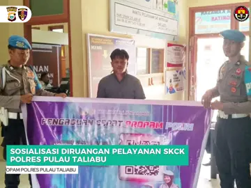 Sie Propam Polres Pulau Taliabu Laksanakana Sosialisasi Kepada Masyarakat DiRuangan Pelayanan SKCK. #sipropam #polrespulautaliabu #humaspolrespulautaliabu #polripresisi #skckpolri 
