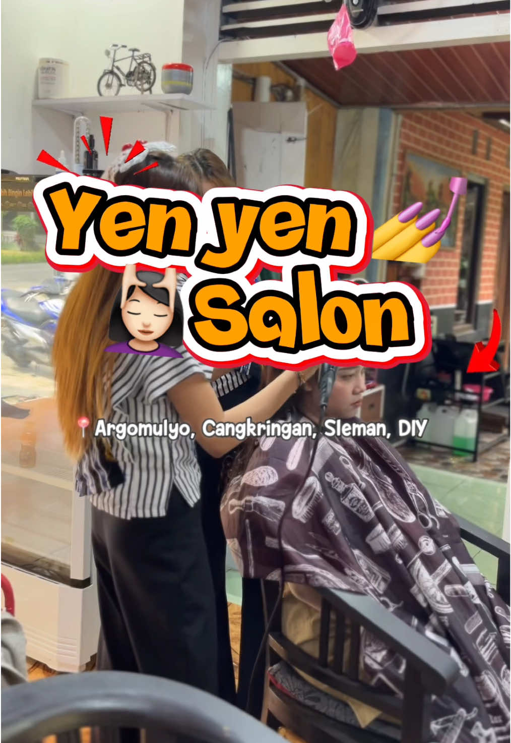 Sobatku dino iki aku prei ngarit dulu, nyalon dulu di @YS .YenyenSalon  Aku naikart an dulu ya sobat.  Selain itu Yenyen Salon ini juga bisa melayani segala perawatan: 1. Hair cut 2. Coloring 3. Naik art 4. Smothing  5. Creambath 6. Eyelash  dan masih banyak lagi lo sobat.  Ayo nyalon kesini 😍🥰!  #yenyensalon #salonkecantikan #nailart #salonkecantikanjogja #fyppppppppppppppppppppppp 