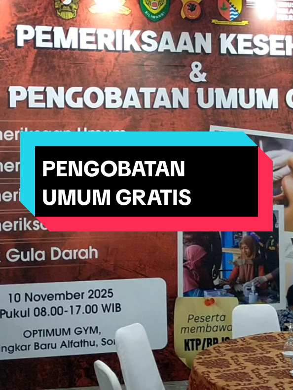 PEMERIKSAAN KESEHATAN DAN PENGOBATAN GRATIS  DALAM ACARA PERESMIAN MONUMEN PANGLIMA BESAR JENDERAL SUDIRMAN  #tni #tniad #haripahlawan #vidioviral #fyp