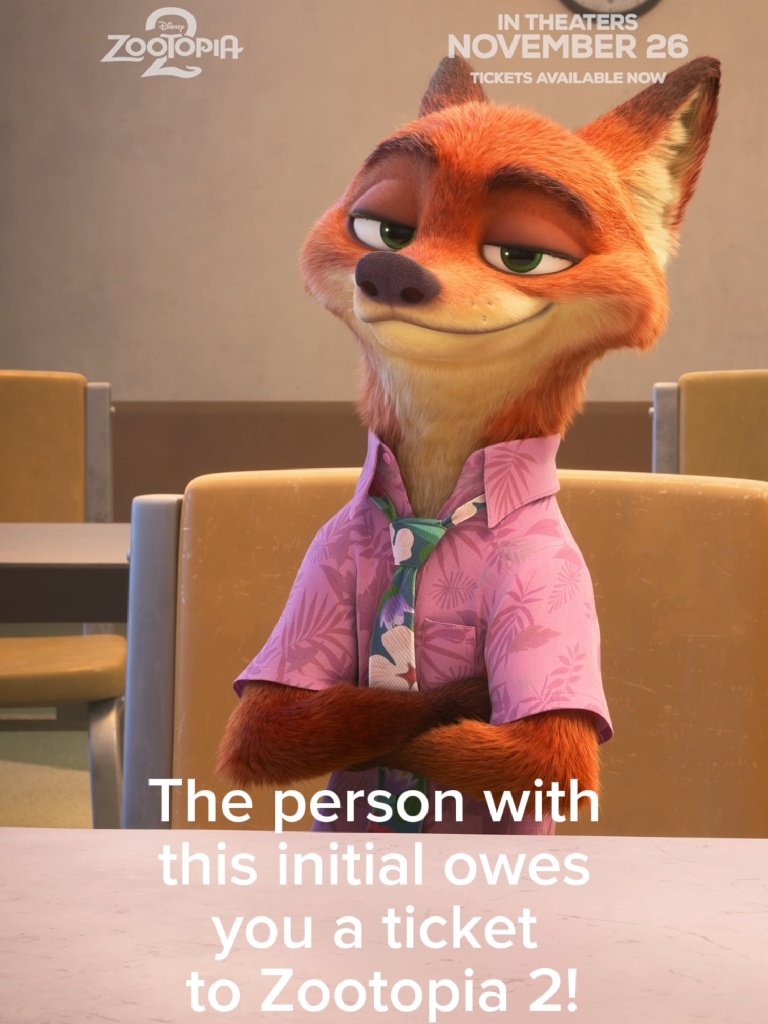 Tag them below ⬇️ See #Zootopia2 in theaters November 26! Get your tickets NOW 🎟️: Link in bio.