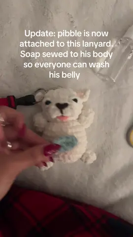 This took an embarrassing amount of time tbh #crochet #fyp #pibble #washmybelly #meme